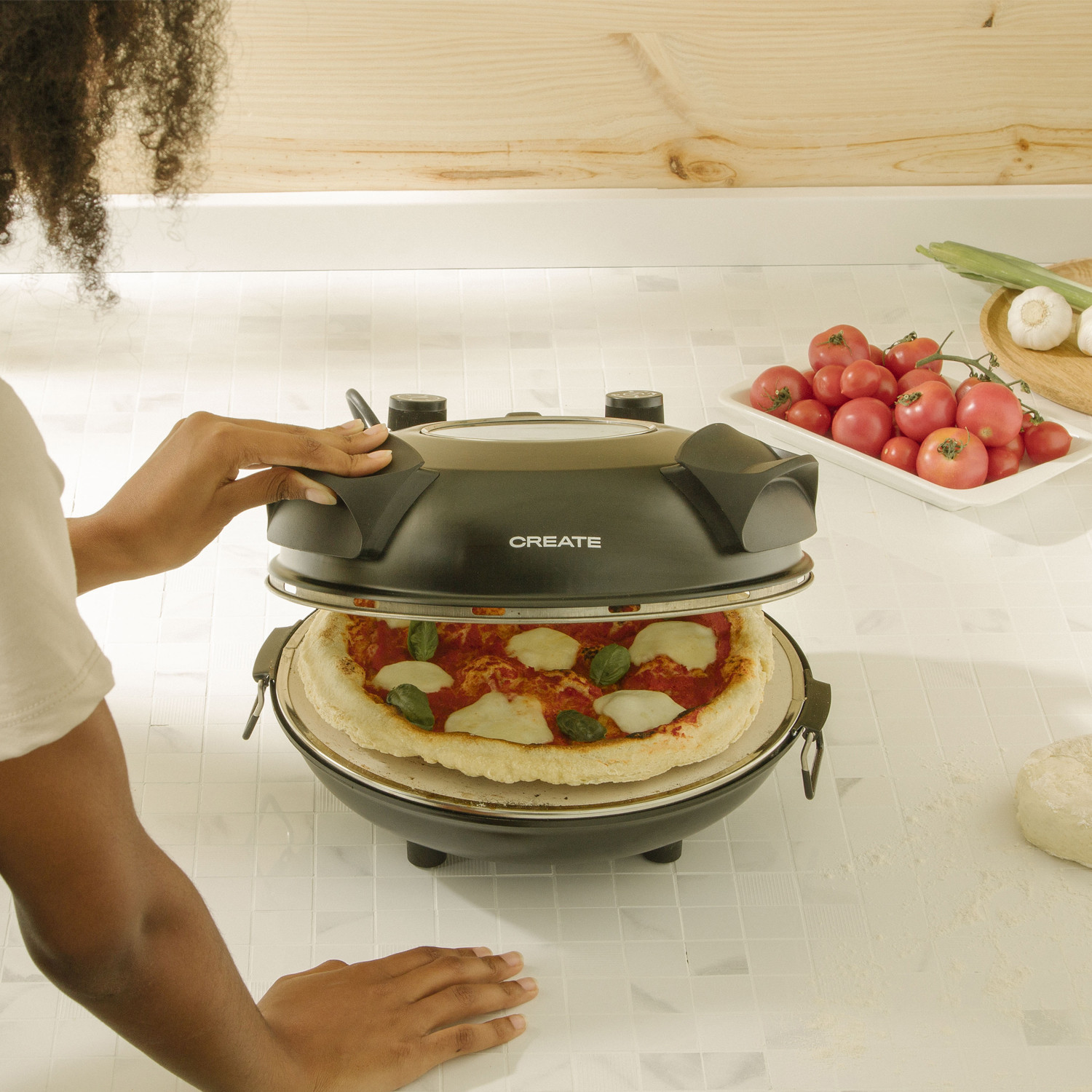 PIZZA MAKER Elektrische Pizzaoven Create Ikohs